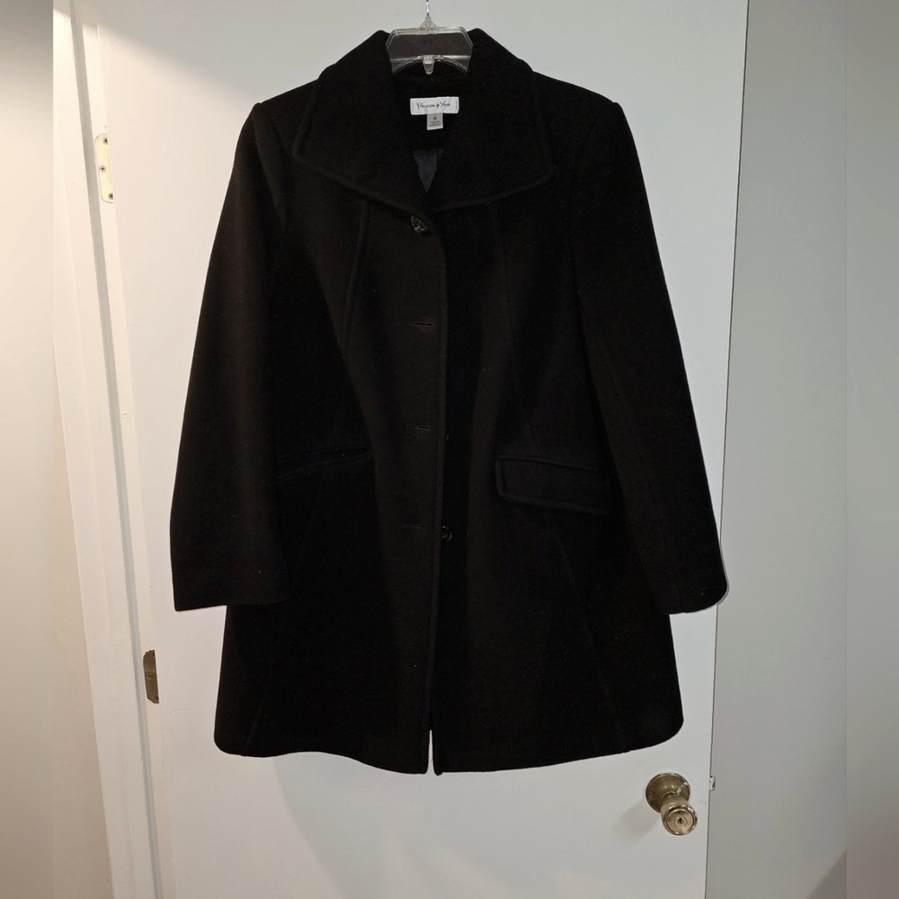 Preston and York 4 Button Wool Blend Coat